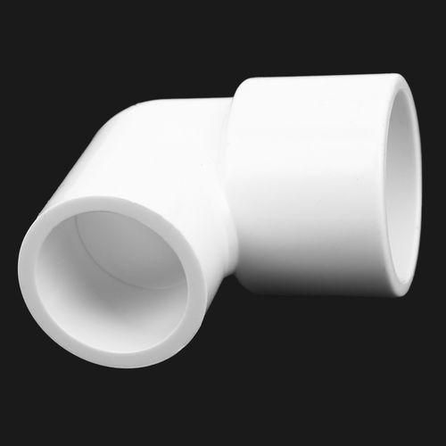White PVC-U 20mm To 25mm Water Pipe Right Angle