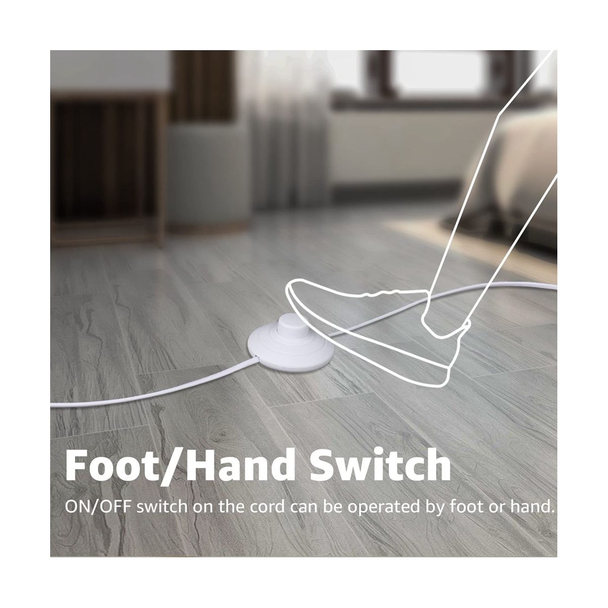 3W Spot Lights Indoor Adjustable Up Indoor Floor Spotlight LED Dimmable Plant Spotlight Accent Lighting White US Plug