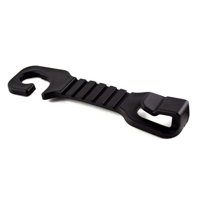 Universal Headrest Mount  Ar Seat Ba K Hanging Hook Fastener  Lip Seat Hanger-Black