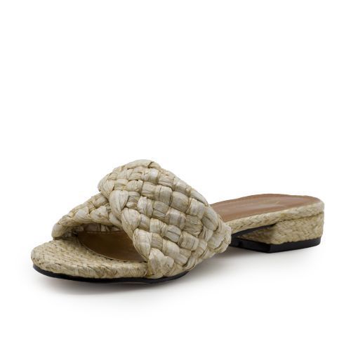 1551-16 Braided Women Low Heeled  Slides Ladies Flip Flops Female Flat Slippers