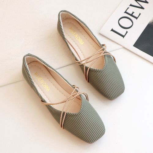 Women's Flat Shoes FashionCross Strap Soft Shoes