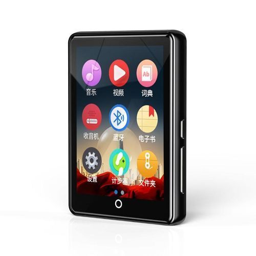 M7 Metal MP4 Player Bluetooth 5.0 Built In Speaker 2.8 Inch Large Touch Screen Mp3 E Book Pedometer Recording Radio Video