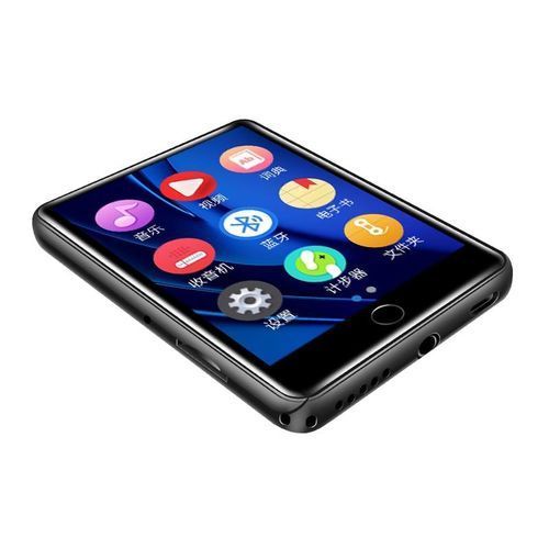 M7 Metal MP4 Player Bluetooth 5.0 Built In Speaker 2.8 Inch Large Touch Screen Mp3 E Book Pedometer Recording Radio Video