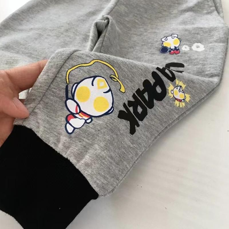 Hot-Selling New Arrival Boys And Girls Baby Autumn Cartoon Ankle-Tied Trousers Pure Cotton