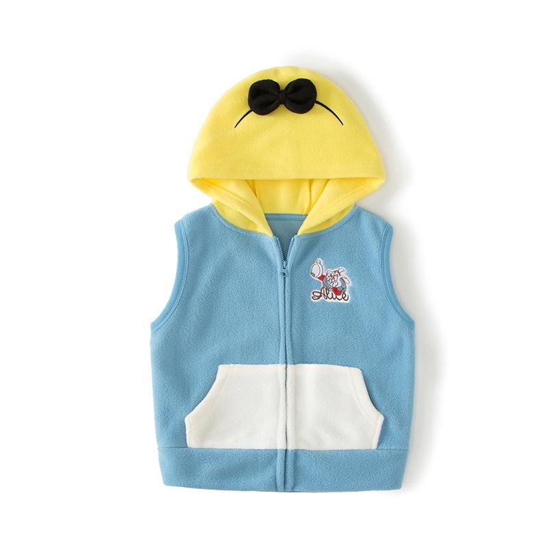 Hot-Selling New Arrival Boys And Girls Baby Hooded Three-Dimensional Cartoon Polar Fleece