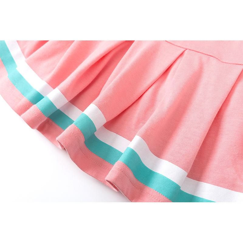 Male Female Kids' Clothes Summer Sports Suit Cotton Thin Shorts Two-Piece Baby Clothes 90-