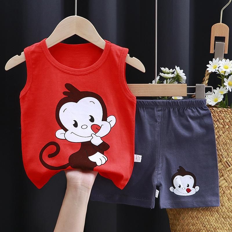 2-Piece Children'S Vest Set T-Shirt + Shorts P014
