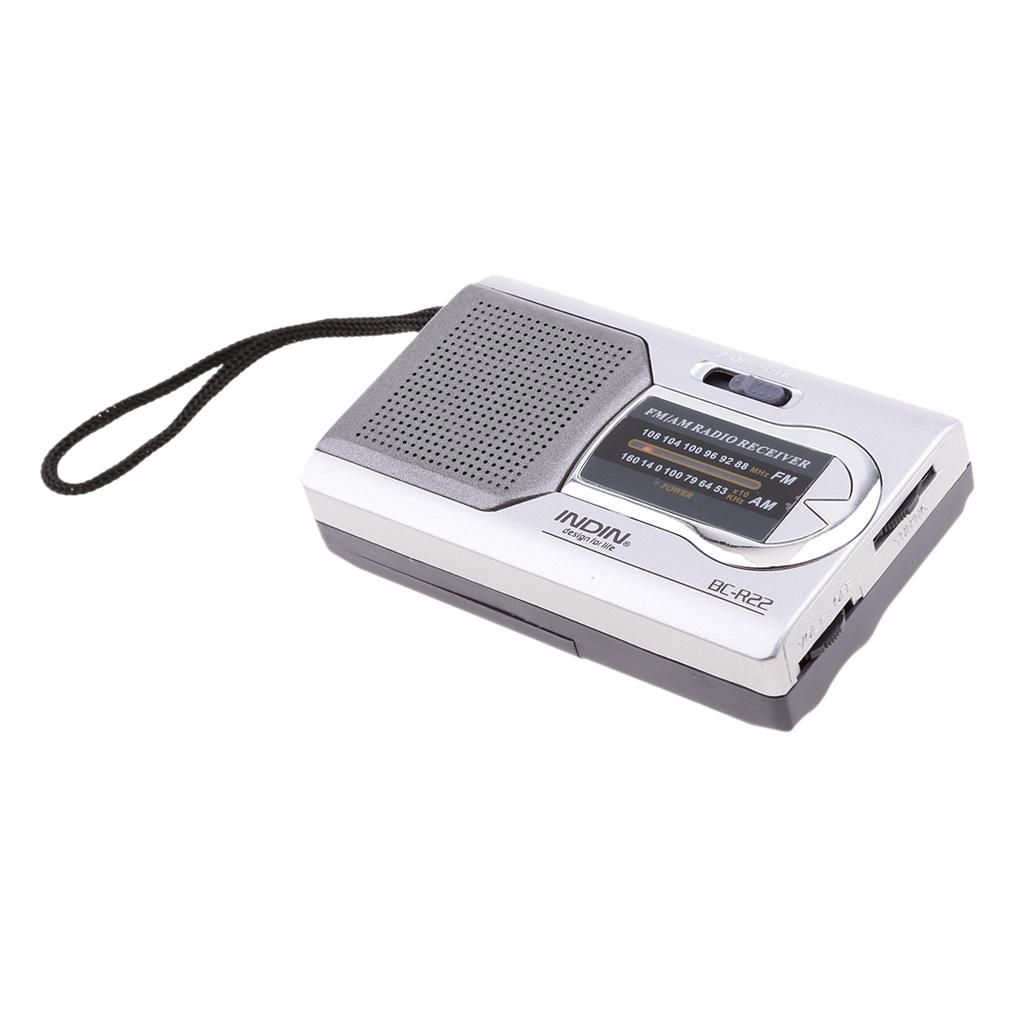 Pocket Portable Mini AM/FM Radio Speaker World Receiver Telescopic