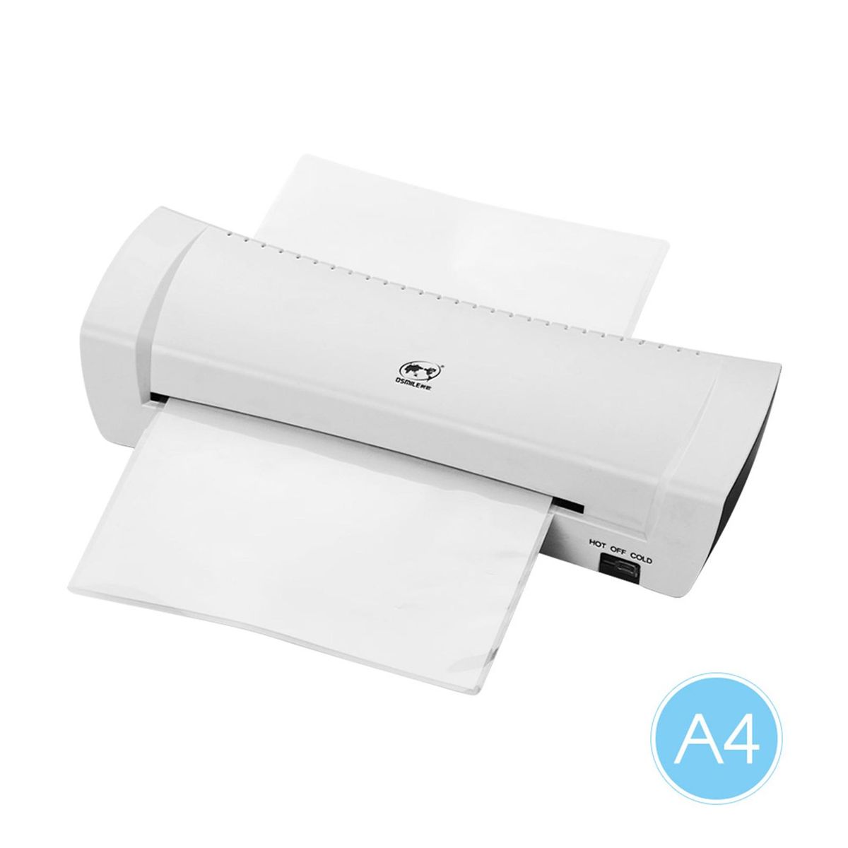 OSMILE SL200 Laminator Machine Hot and Cold Laminating Machine Two Rollers A4 Size for Document Photo Picture Credit Card Home School Office Electronics Supplies