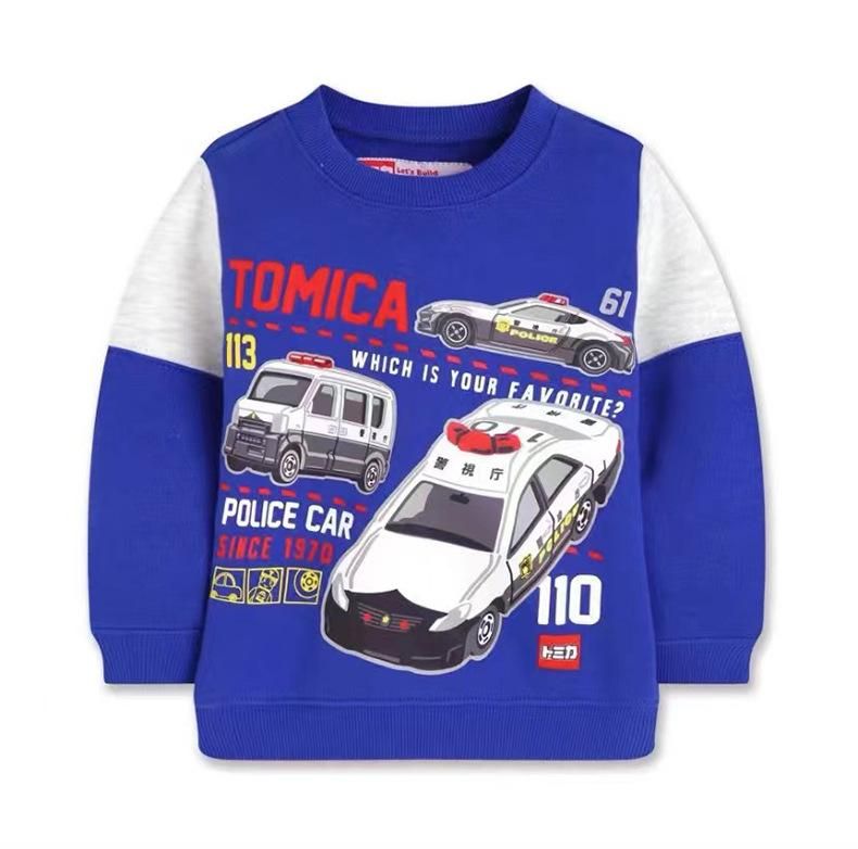 Hot-Selling New Arrival Boys And Girls Baby Tomica Brushed Hoody 8 Colors Cotton Japanese