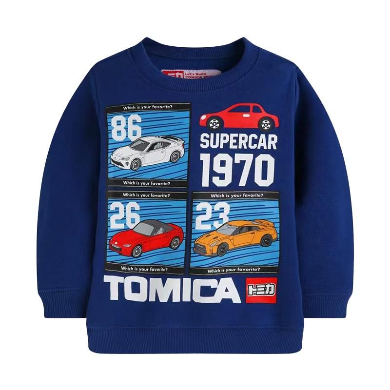 Hot-Selling New Arrival Boys And Girls Baby Tomica Brushed Hoody 8 Colors Cotton Japanese