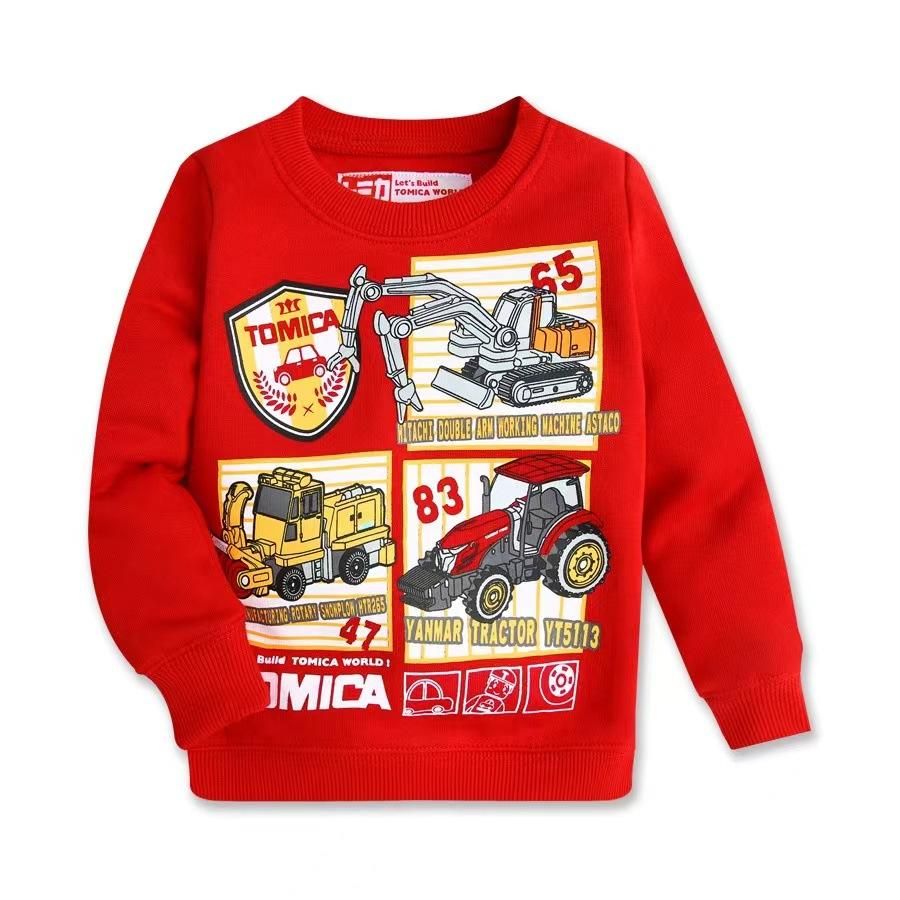 Hot-Selling New Arrival Boys And Girls Baby Tomica Brushed Hoody 8 Colors Cotton Japanese