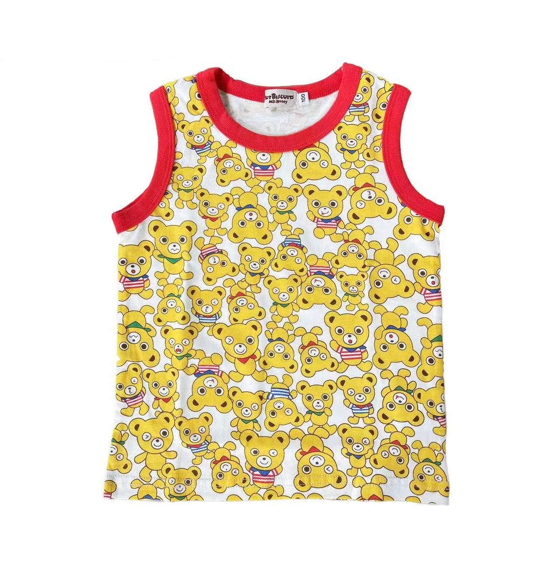 Hot-Selling New Arrival Boys And Girls Baby Vest Halter Top Cartoon Pattern Summer Japanes