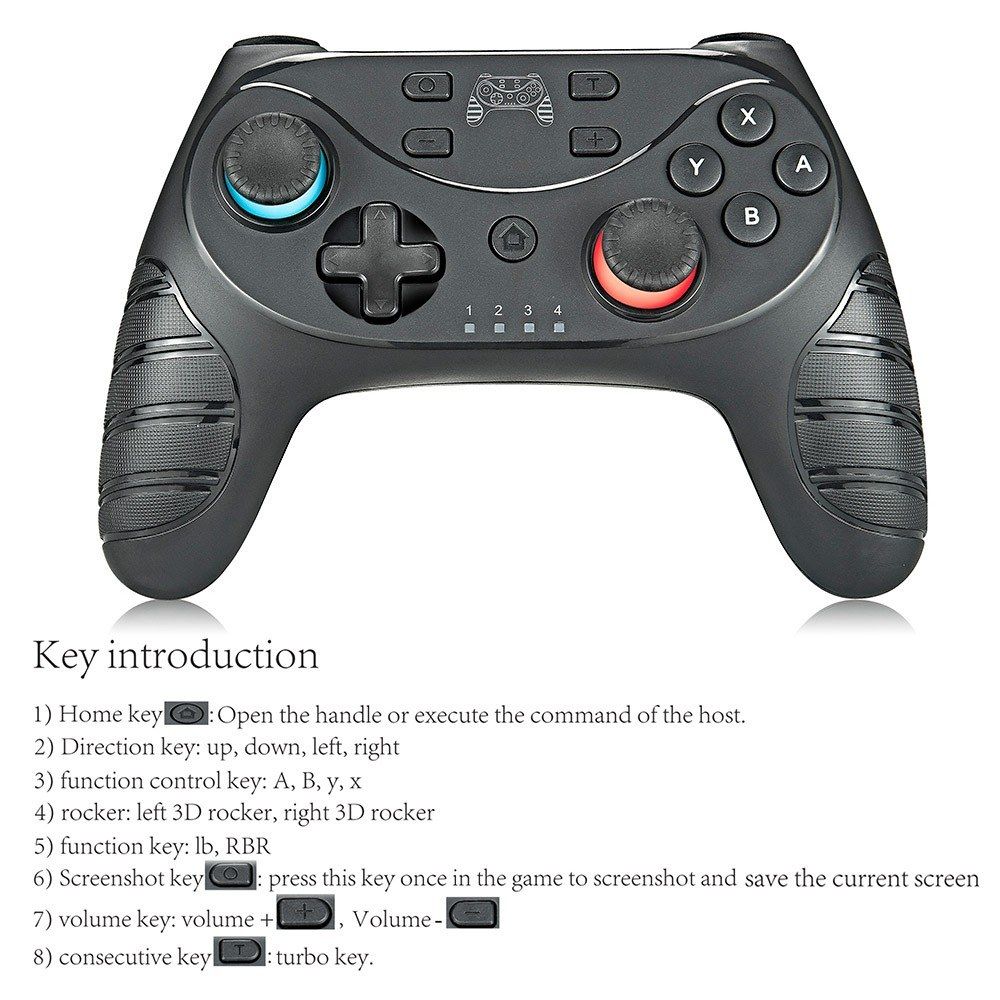 Game Controller For Switch Wireless Bluetooth Gamepad