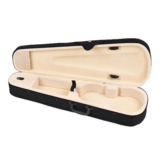 Finest Nylon Zipper Gig Bag Case Box  Inner For 1/8 Violin Beige