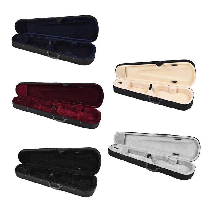 Finest Nylon Zipper Gig Bag Case Box  Inner For 1/8 Violin Beige