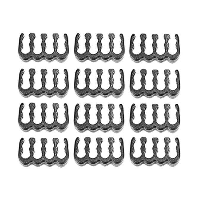 Cable Manager Computer Clamp Clips Power Cables Black