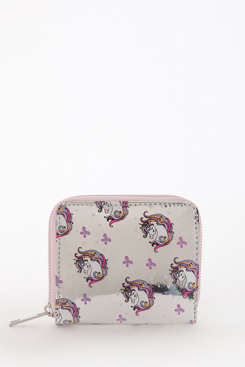 Girl Wallet - Silver