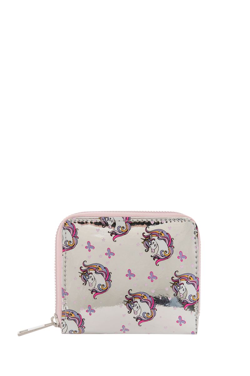 Girl Wallet - Silver
