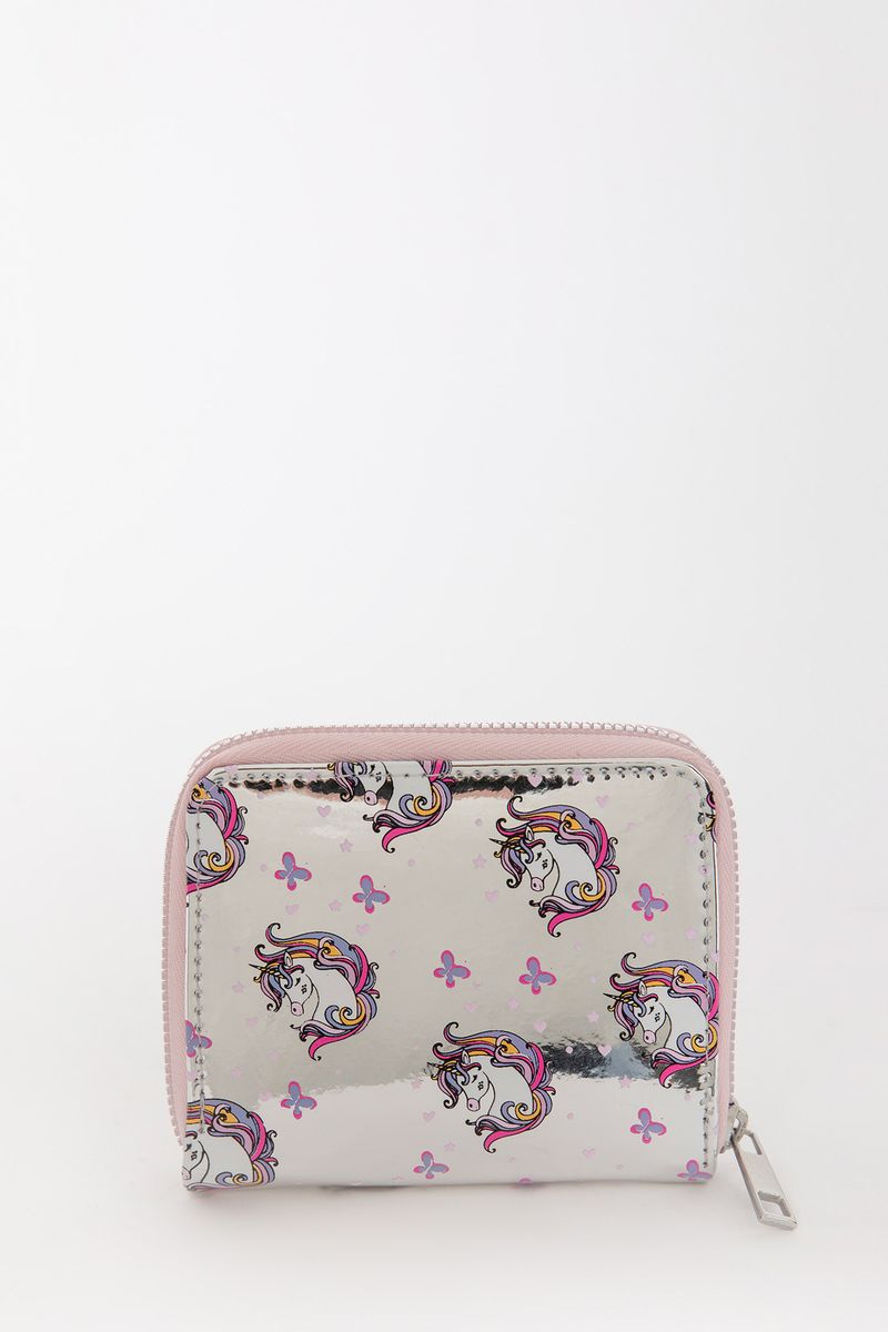 Girl Wallet - Silver