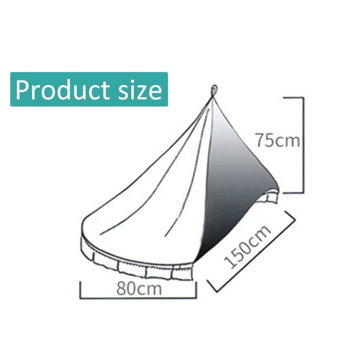 Kids Teepee Tents Children Play House Cotton Bed Tent Canopy Foldable Crib Tent Baby Room Decor Birthday Gifts Photography Props White