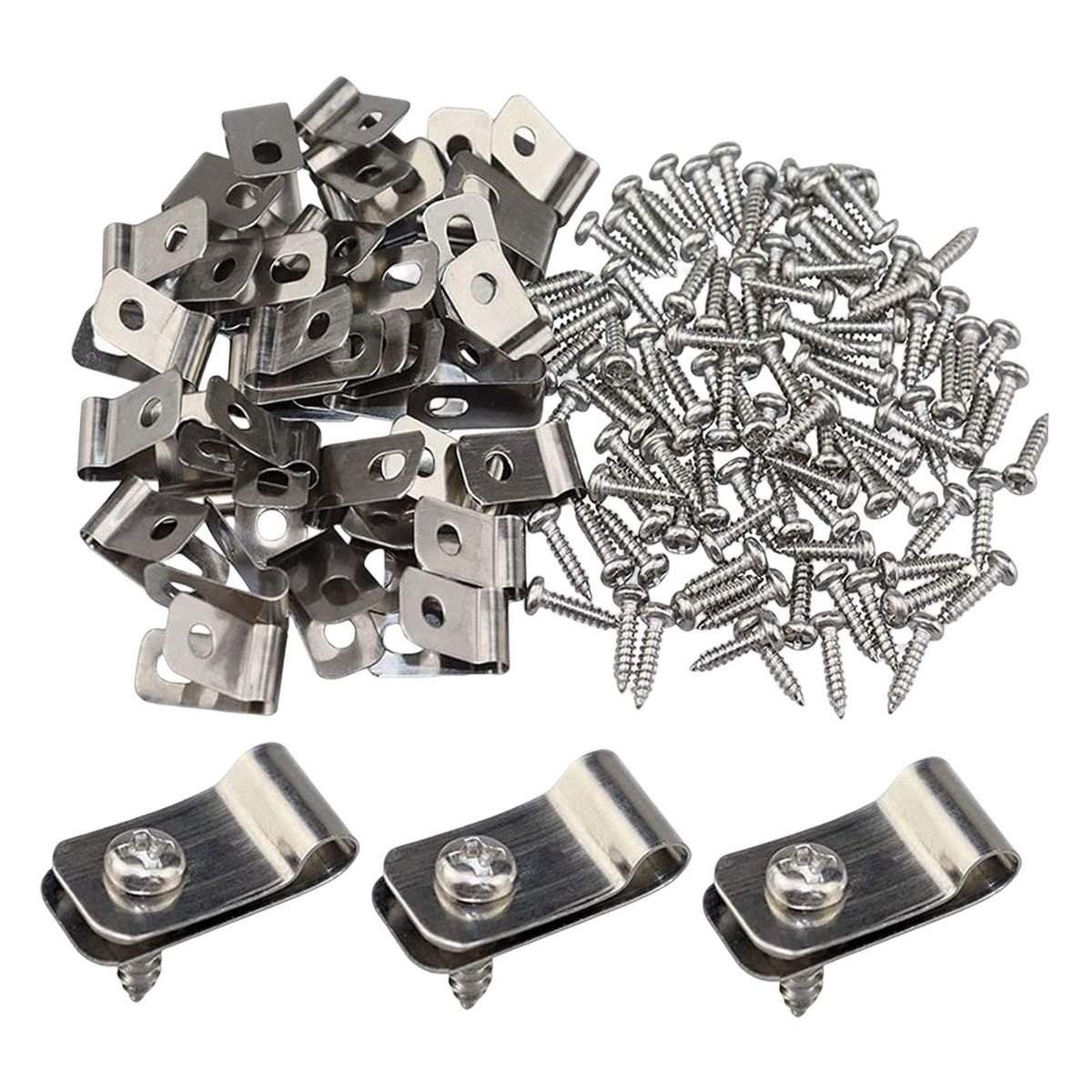 Fence Wire Clamp Stainless Steel Fencing Mount Aluminum