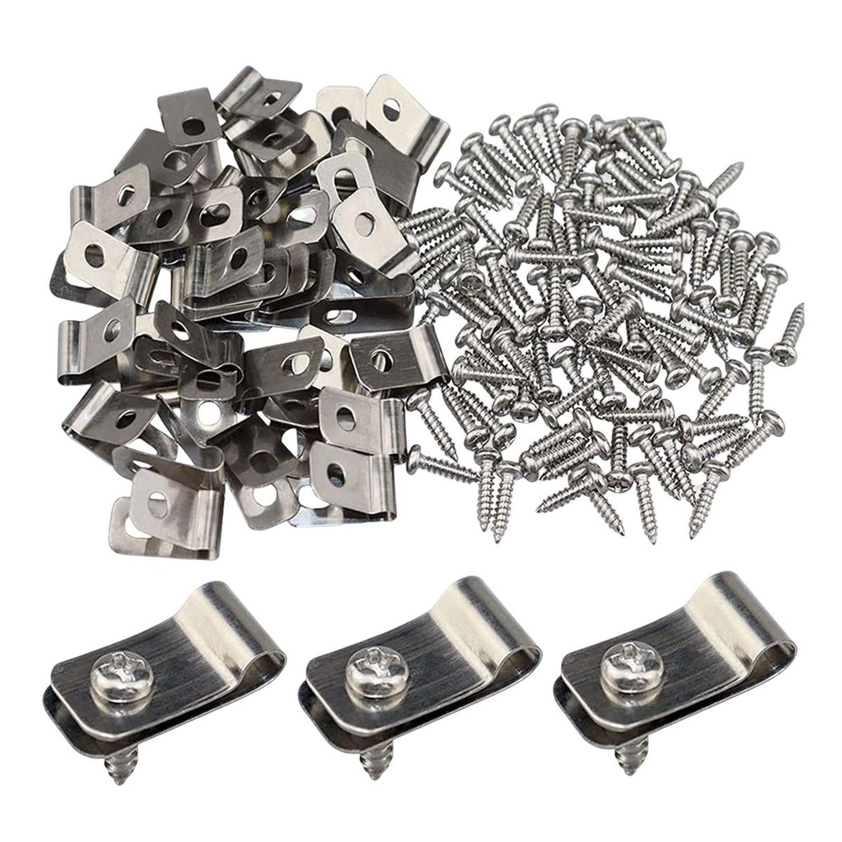 Fence Wire Clamp Stainless Steel Fencing Mount Aluminum
