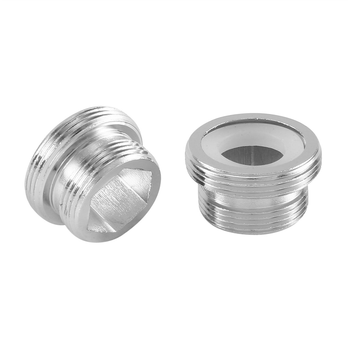 Faucet Transfer Nozzle Bubbler 22 Fine Tooth Nozzle 4 Points Coarse Tooth Conversion Joint Hose Via Diverter 10PCS