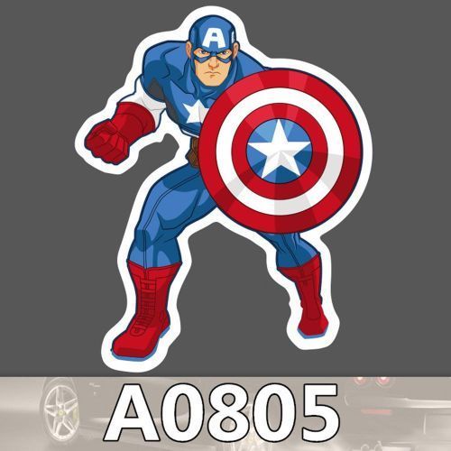 50 Pcs Stickers For Super Hero Cartoon Stickers For Laptop Decal Fridge Skateboard Batman Superman Hulk Iron Man