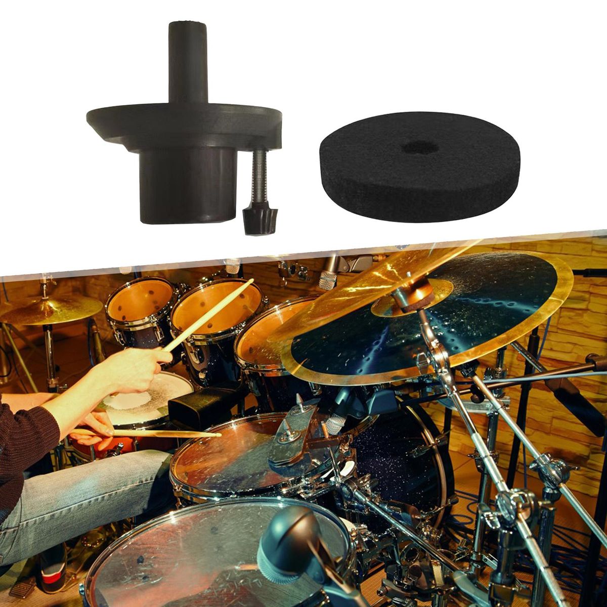 Cymbal Sleeve Cymbal Seat Drum Parts Durable Hi Hat Cymbal