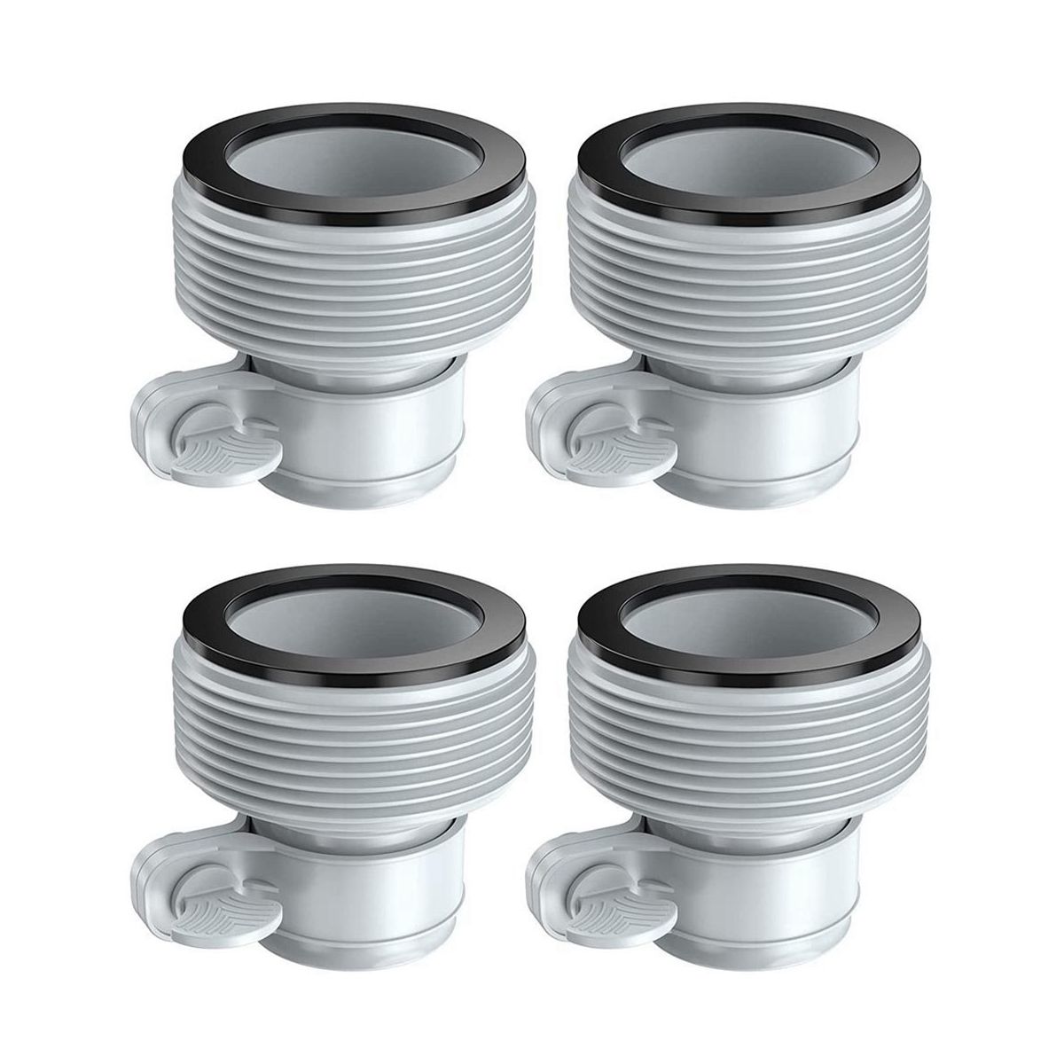 4Pcs Garden Hose Conversion Adapter Reusable Hose Connectors for Intex Filter Pump Ports Pool Accessories
