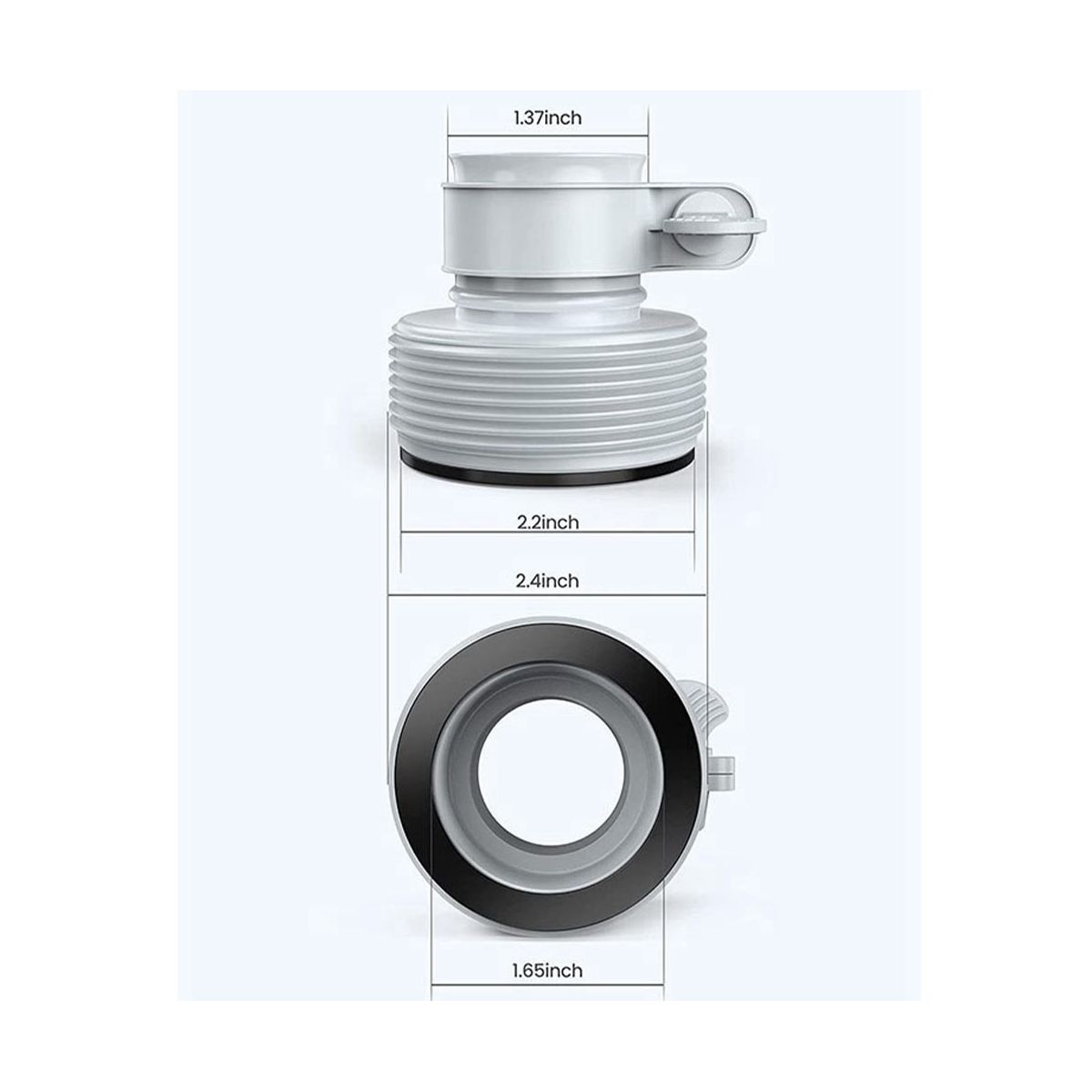 4Pcs Garden Hose Conversion Adapter Reusable Hose Connectors for Intex Filter Pump Ports Pool Accessories