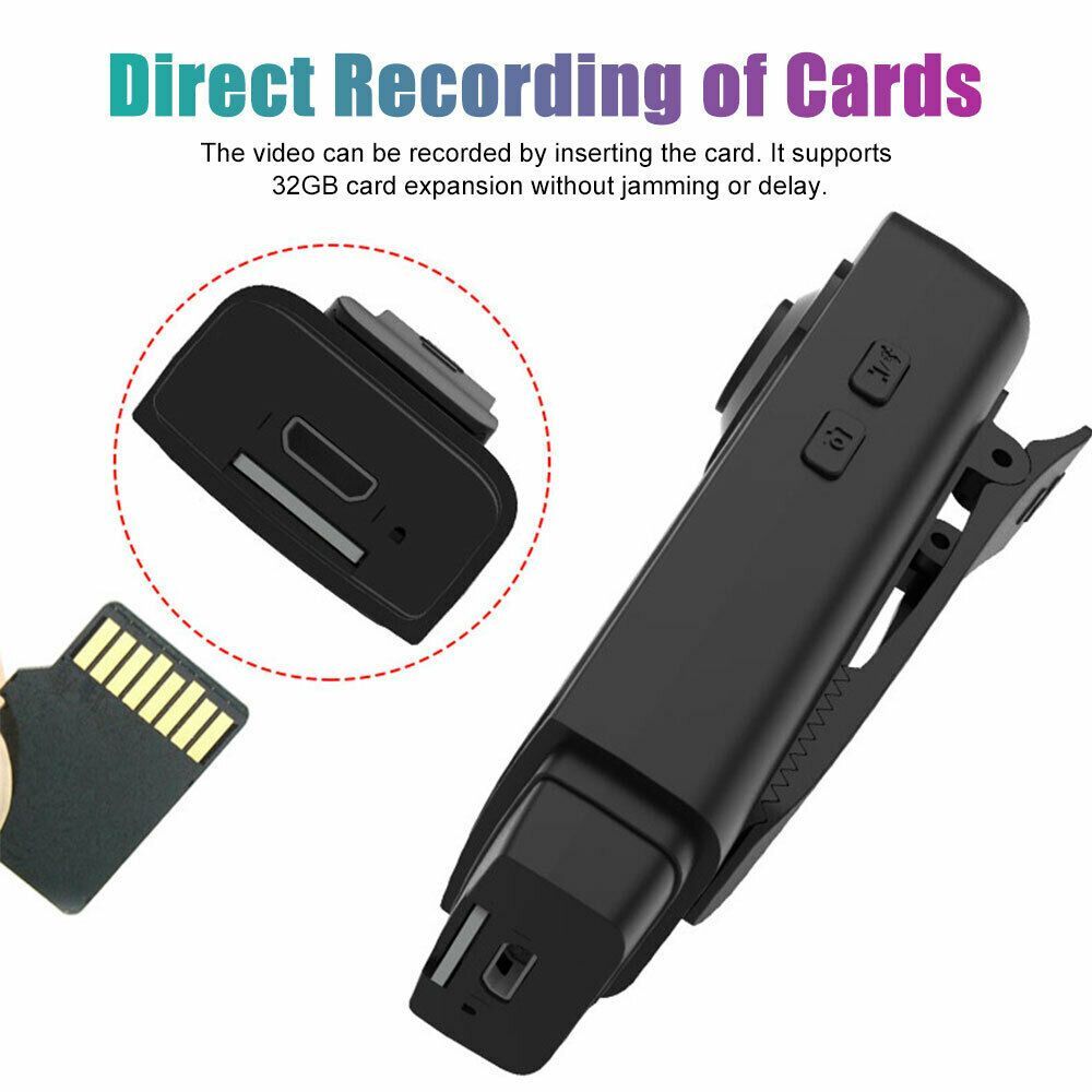 Camera Mini Pocket Pen Camera HD 1080P Full Portable Body Recorder Video DVR