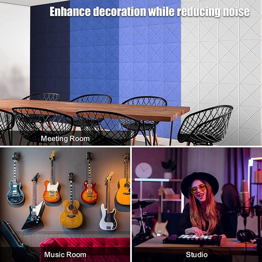 12 Pack Self-Adhesive Acoustic Panels,Acoustic Foam