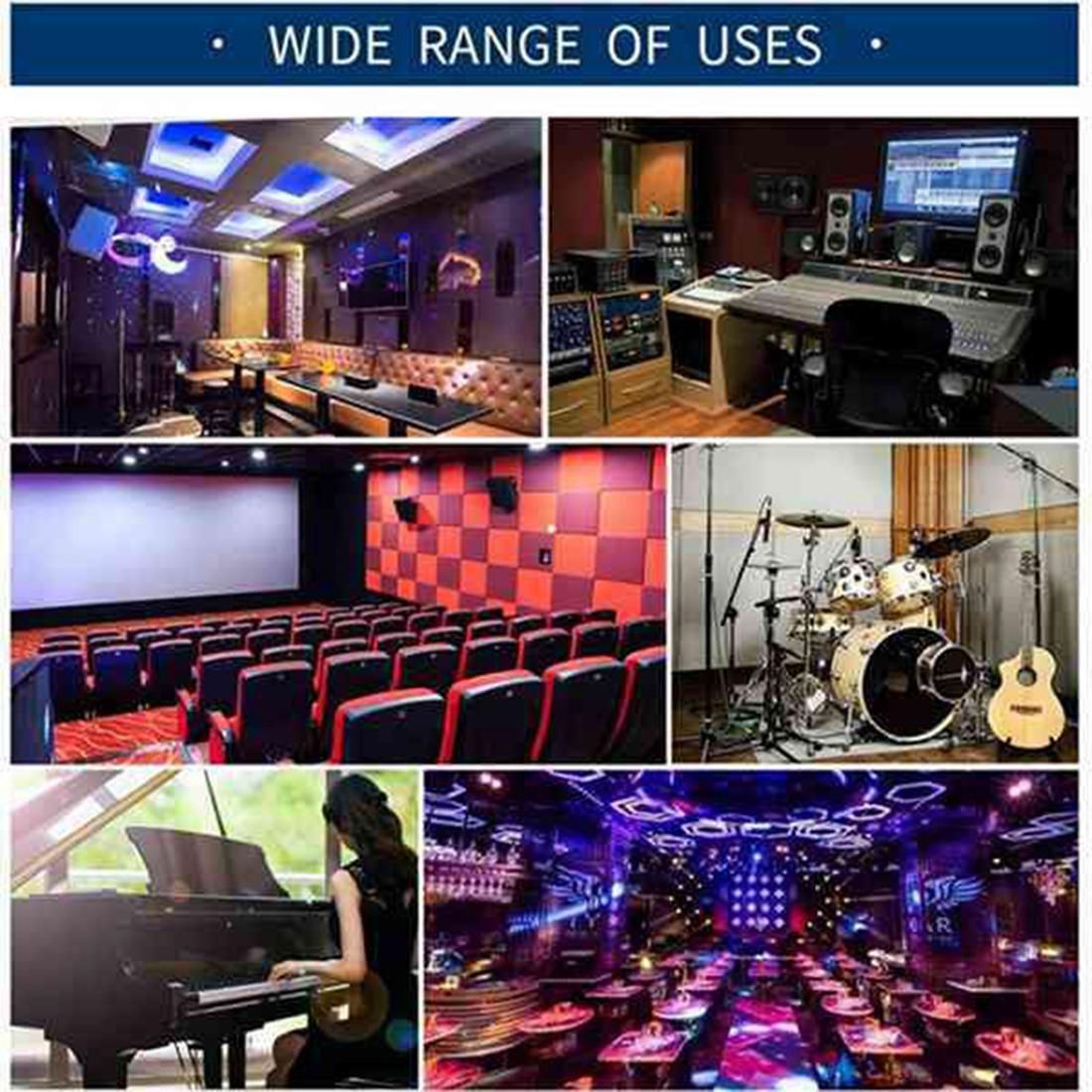 12 Pack Self-Adhesive Acoustic Panels,Acoustic Foam