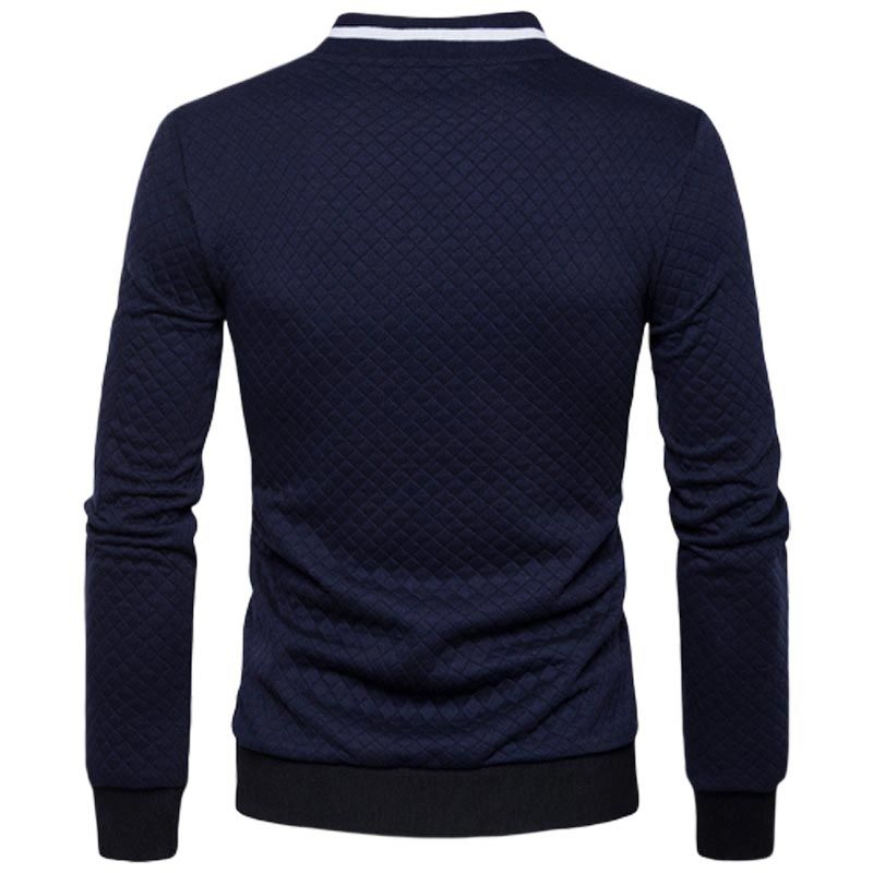 Men's Casual Comfort Lightweight Blazers Windbreak Jacket Coats-Navy Blue