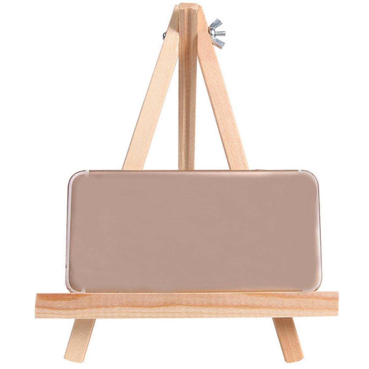 4 X Small Timber Easel Display Wood Wooden Stand 24 Cm New