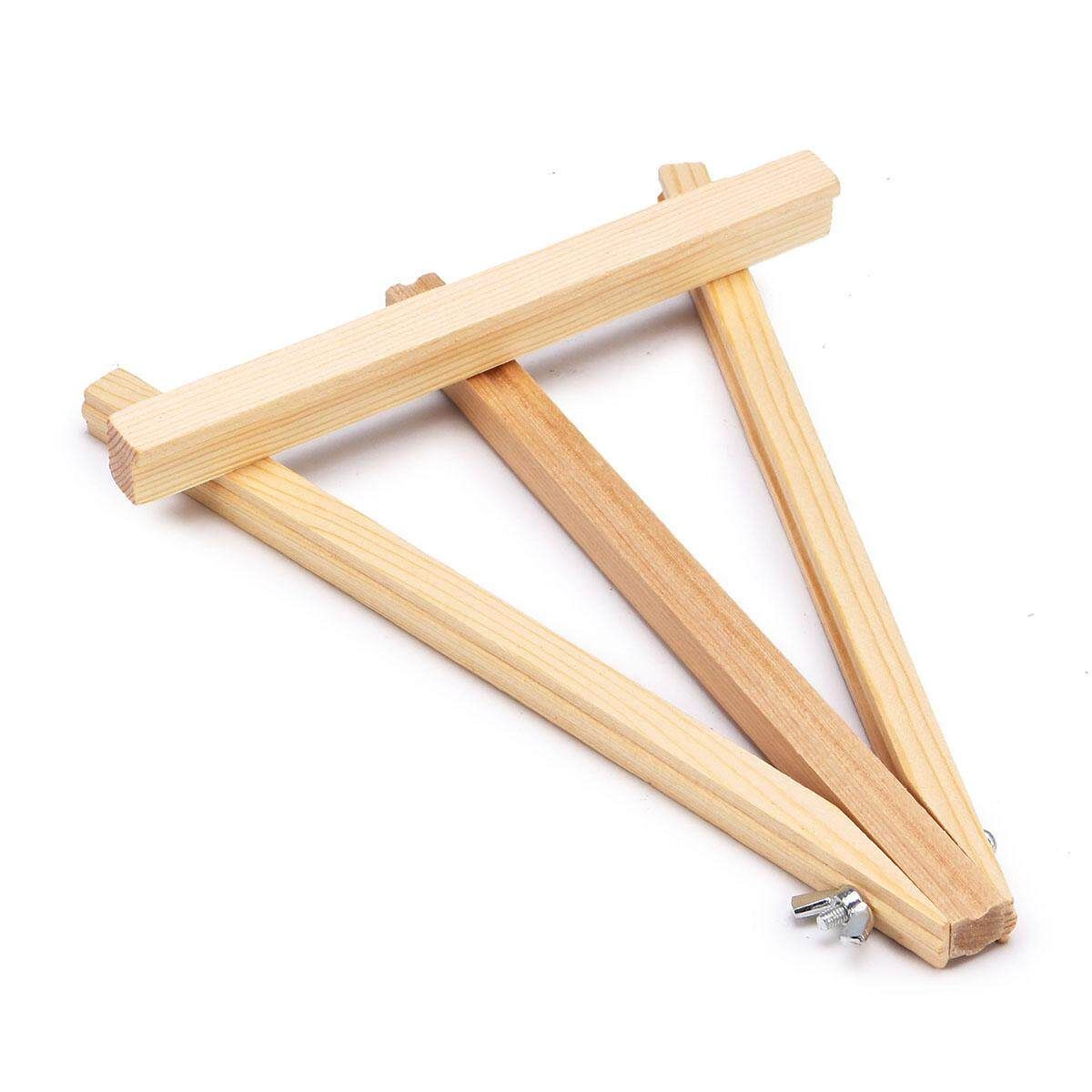 4 X Small Timber Easel Display Wood Wooden Stand 24 Cm New