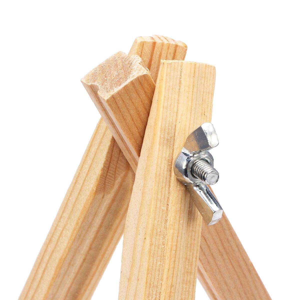 4 X Small Timber Easel Display Wood Wooden Stand 24 Cm New