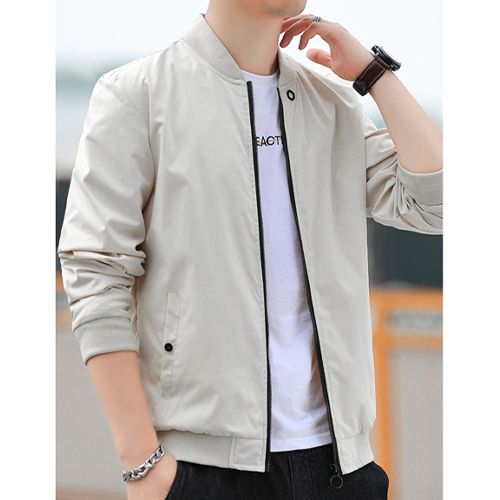 Men's Jackets Lightweight Coats Half Coats Fashion - White