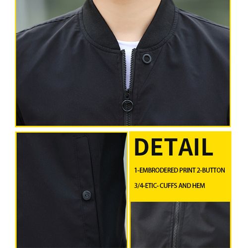 Men's Jackets Lightweight Coats Half Coats Fashion - White