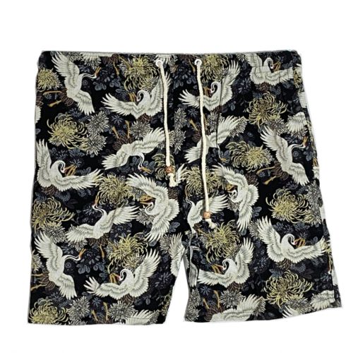 Beach Comfortable And Leisurely Cotton And Linen Floral Ethnic Shorts 4 In 1