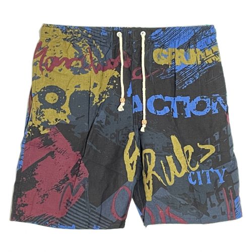 Beach Comfortable And Leisurely Cotton And Linen Floral Ethnic Shorts 4 In 1
