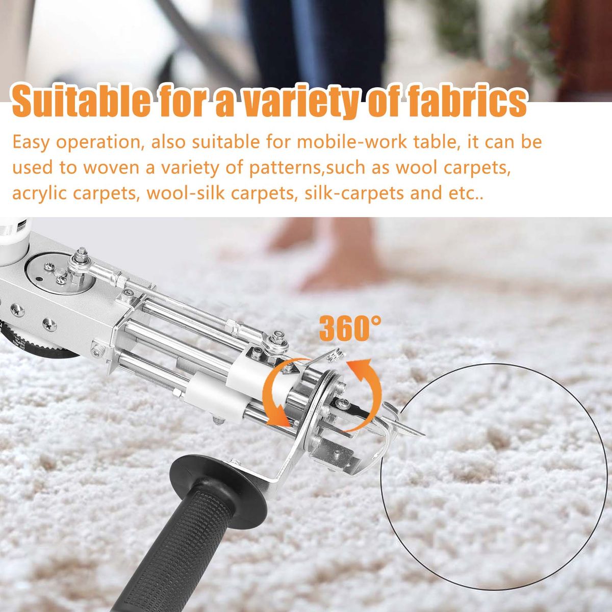 Electric Rug Carpet Tufting Weaving Machine Professional
