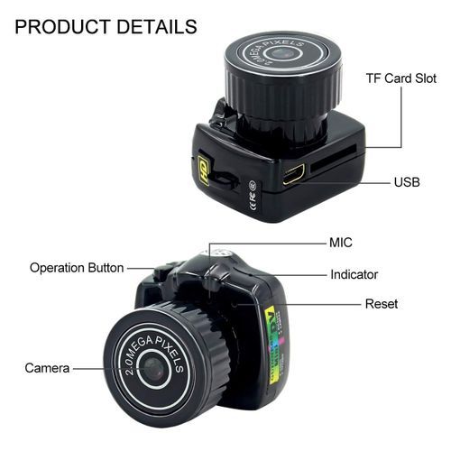 Mini Hidden Camera Nanny Cam Security Camera Video Recorder