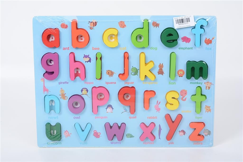 Montessori Wooden Alphabet Board- Lower Case