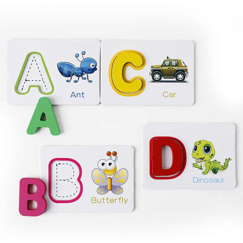 Children's English Letters Learning Alphabet Cards