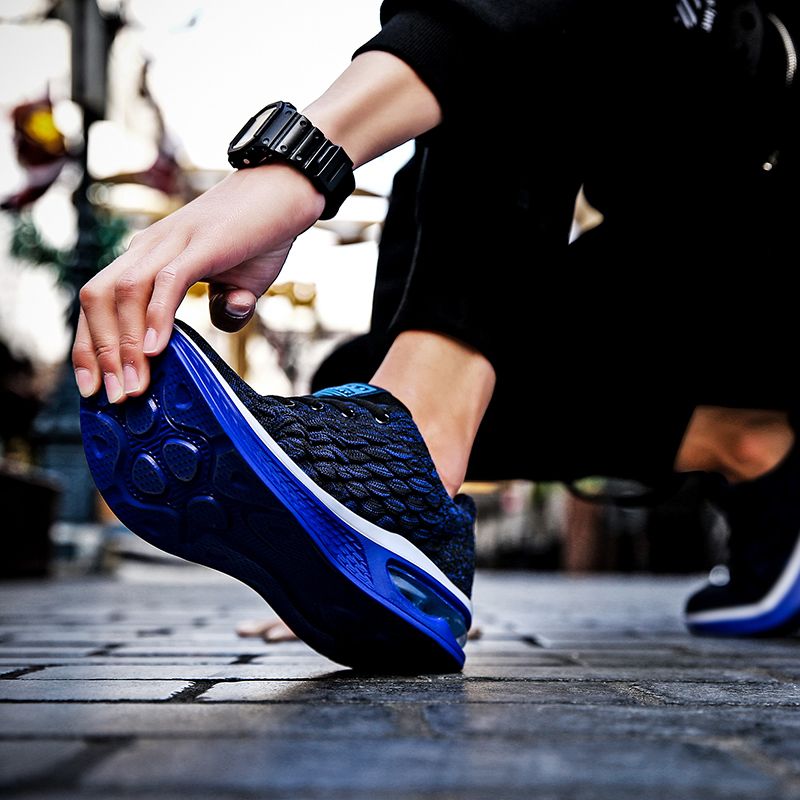 Mens Sneakers Outdoor Athletic Sports Footwear Blue