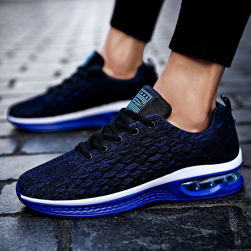 Mens Sneakers Outdoor Athletic Sports Footwear Blue