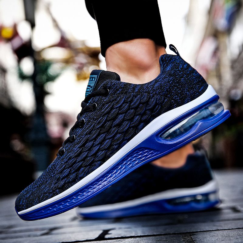 Mens Sneakers Outdoor Athletic Sports Footwear Blue